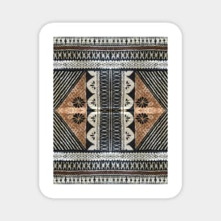 Fijian Tapa Cloth 2 by Hypersphere Magnet