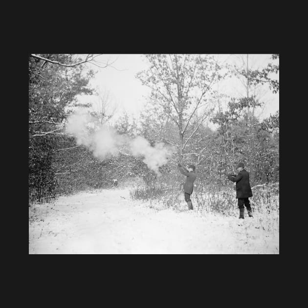 Bird Hunting, 1895. Vintage Photo by historyphoto