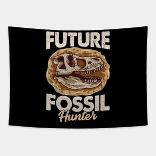 Funny Future Fossil Hunter Paleontology Dinosaur Tapestry