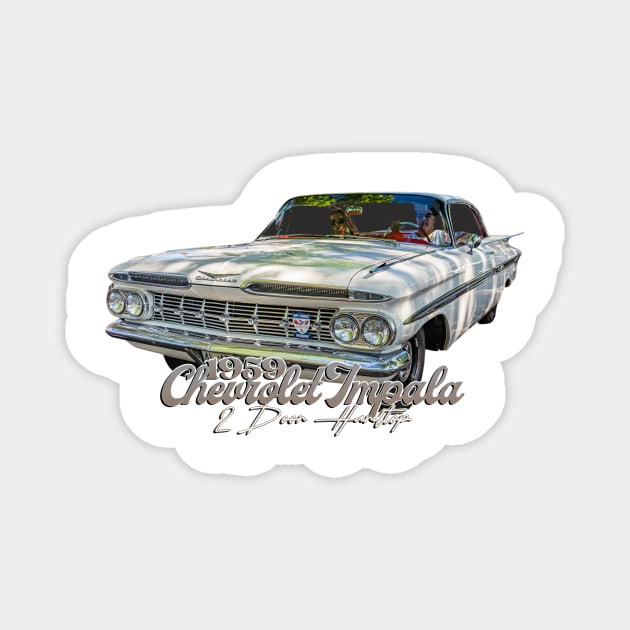 1959 Chevrolet Impala 2 Door Hardtop Magnet by Gestalt Imagery