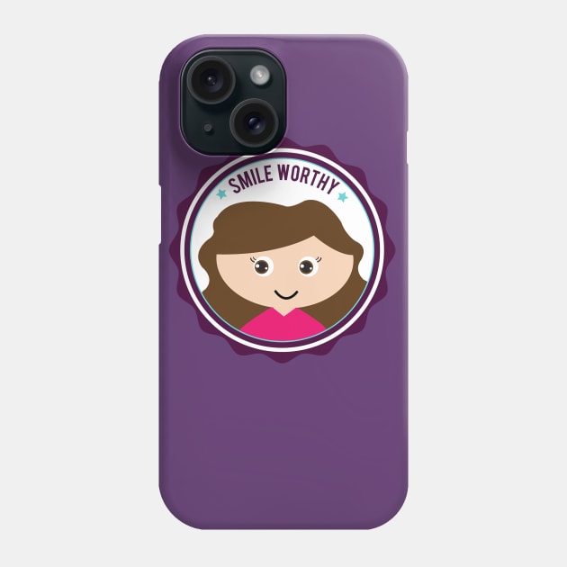 Smile Worthy Phone Case by Hallmarkies Podcast Store