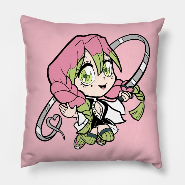 Mitsuri Pillow by SophieScruggs