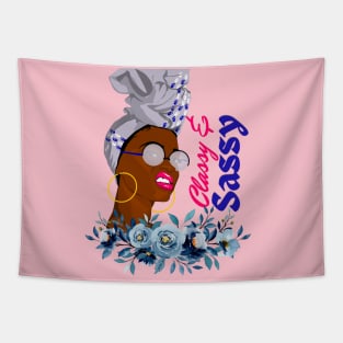 Classy And Sassy | Beautiful Black Woman Tapestry