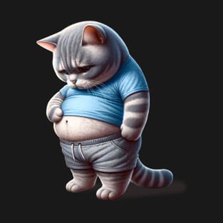 Funny Fat Cat T-Shirt