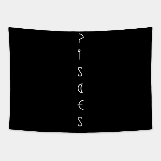 Pisces Vertical Tapestry by Zodiac Syndicate