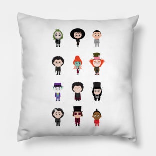 Tim Burton Friends Pillow