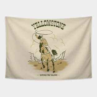 Yellowstone Defend The Brand Tapestry