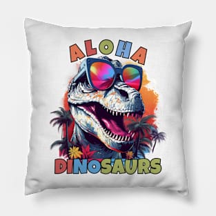 Aloha dinosaurs! Pillow