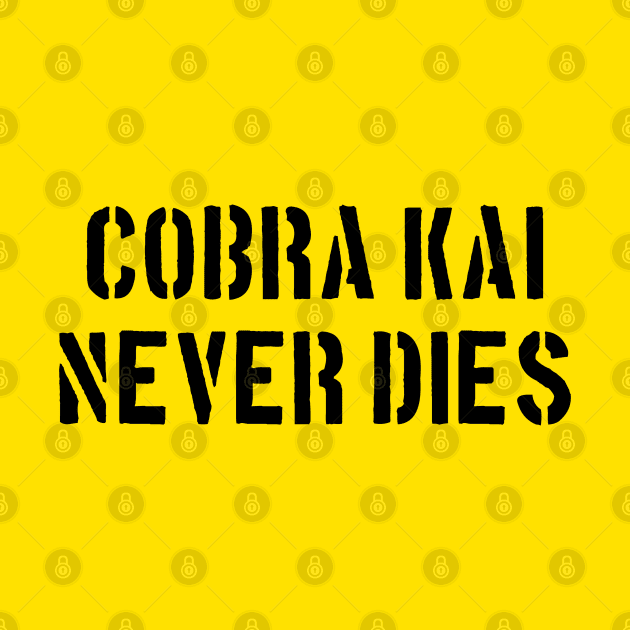 Cobra Kai Never Dies by portraiteam