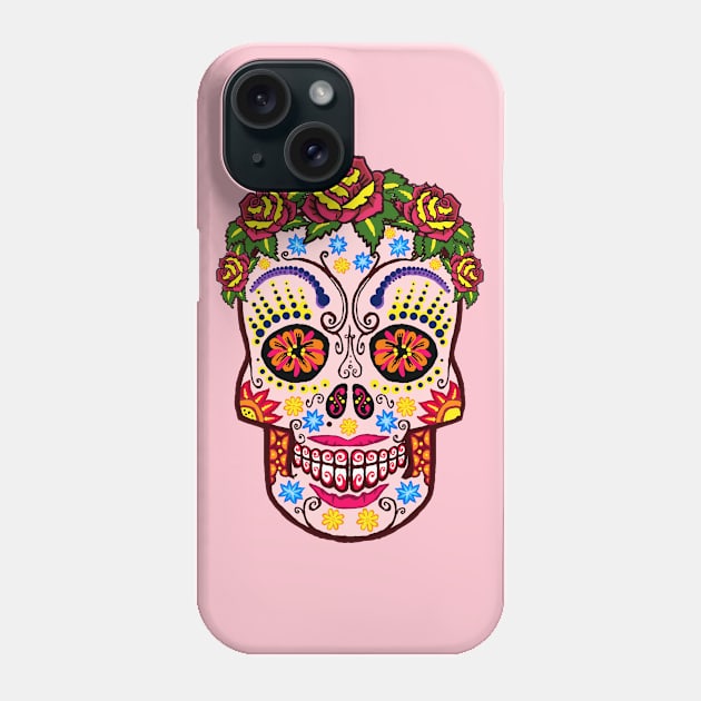 Skull female Phone Case by xlhombat