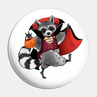 Roosevelt Raccoon is a Vampire! Pin