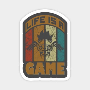 Life is a Game - Gamer Life Magnet