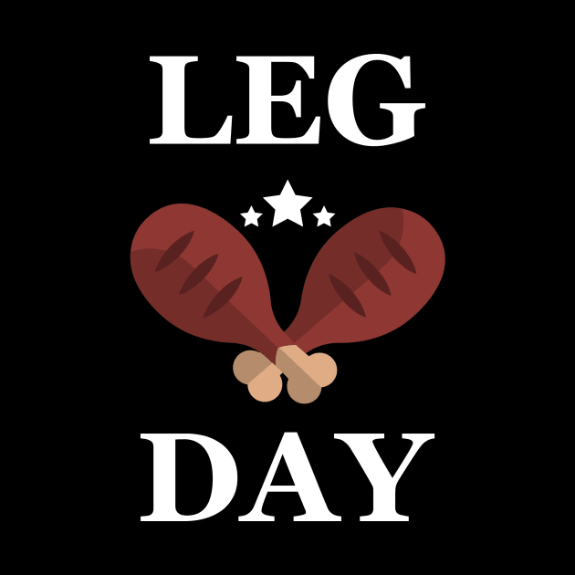 Leg Day Thanksgiving day Turkey gift by Flipodesigner