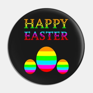 Rainbow Easter Eggs Pin