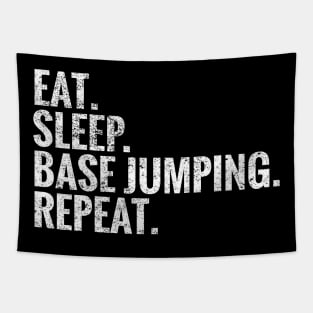 Eat Sleep Base Jumping Repeat Tapestry