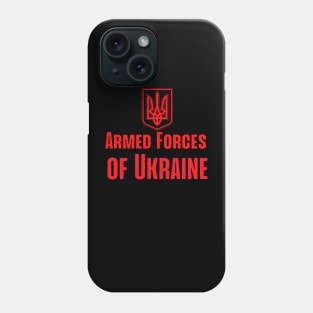 Armed Forces of Ukraine  Trident Black Red Classic Colour Phone Case