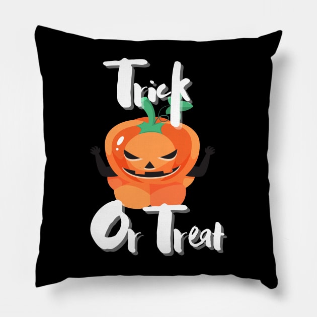 Scary Trick or Treat Pumpkin Pillow by Sleepy Time Tales