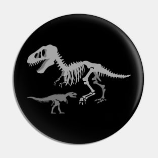 Dinosaur skeleton Pin