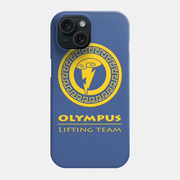 Hercules Olympus Lifting Team Phone Case by Rampantarts