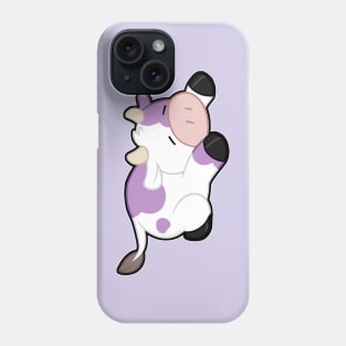 Sleepy Cow - Purple Phone Case