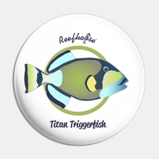 Titan Triggerfish Pin