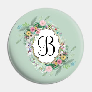 Monogram B Pin