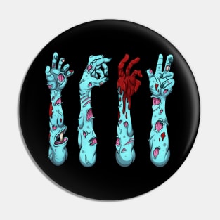 Zombie Arms Pin