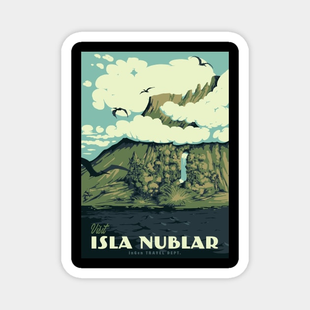 visit isla nublar Magnet by mathiole