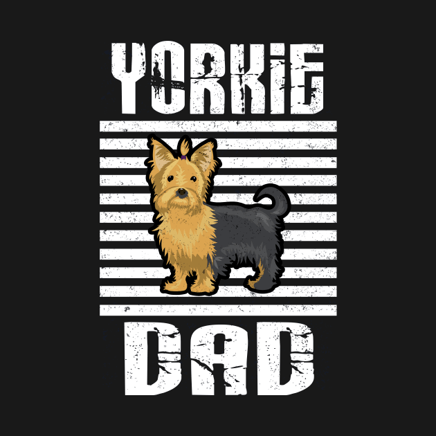 Yorkie Dad Proud Dogs by aaltadel