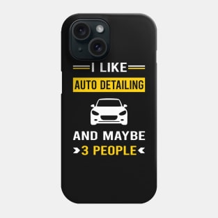 3 People Auto Detailing Car Detail Detailer Phone Case