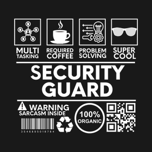 Security Guard Black T-Shirt