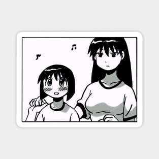 Mudwizard draws that panel of kaori and sakaki dancing together / azumanga daioh Magnet