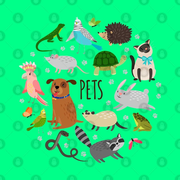 Pets Doodle Concept by Mako Design 