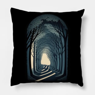 Light at the end of the tunnel Pillow