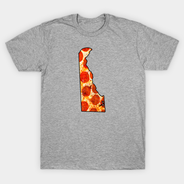 Discover Delaware Pepperoni Pizza - Delaware - T-Shirt