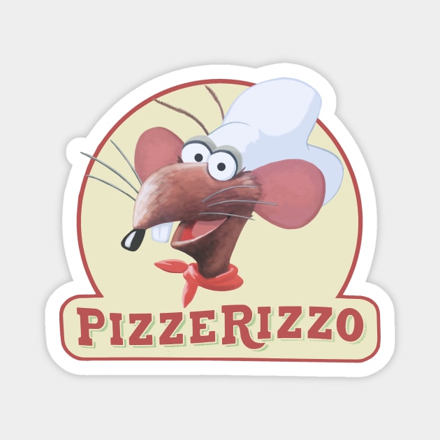 PizzeRizzo Magnet by Durkinworks