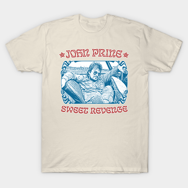 John Prine \/\/\/\ Retro 70s Style Fan Art Design - John Prine - T-Shirt