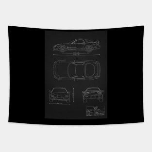 Mazda Rx7 FD Tapestry