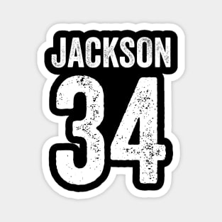 ⁠Bo Jackson Back Number Magnet