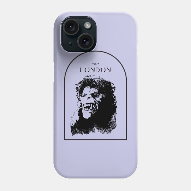 American werewolf in London tribute Phone Case by Jldigitalcreations