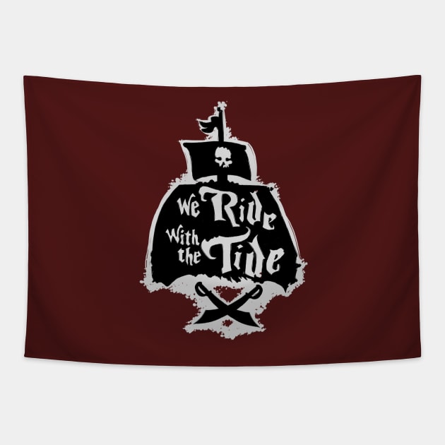 Ride with the Tide Tapestry by xyurimeister