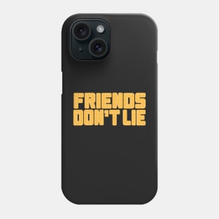 friends don't lie stranger eggo Phone Case