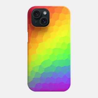 Stained Glass Rainbow Gradient (Dark) Phone Case