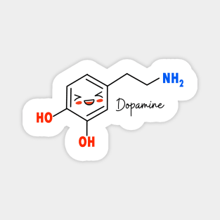 Dopamine Funny &amp; Dope Meme Chemical Structure Magnet