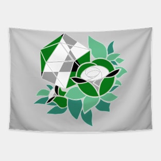 Pretty Poly Rose Aegoromantic Pride Tapestry