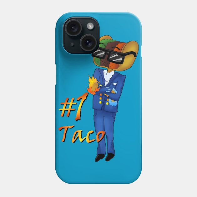 #1 Taco Phone Case by ItsSimplySurvival