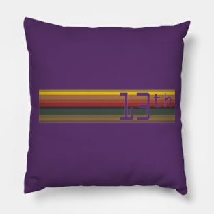 13th Doctor Tee Pillow