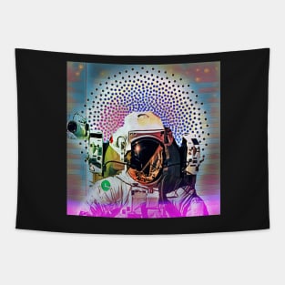 Astronauts and a space walk Tapestry