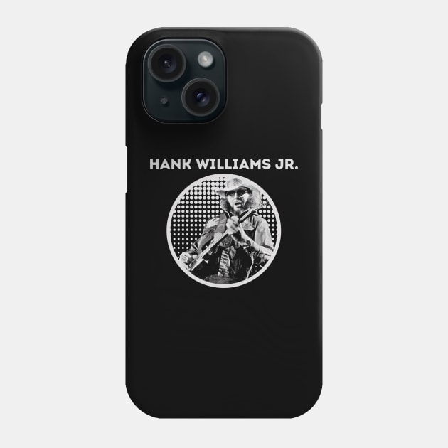 hank williams || grey Phone Case by claudia awes