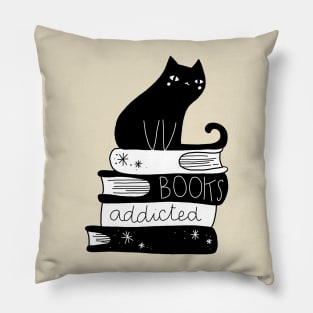 books addicted Pillow